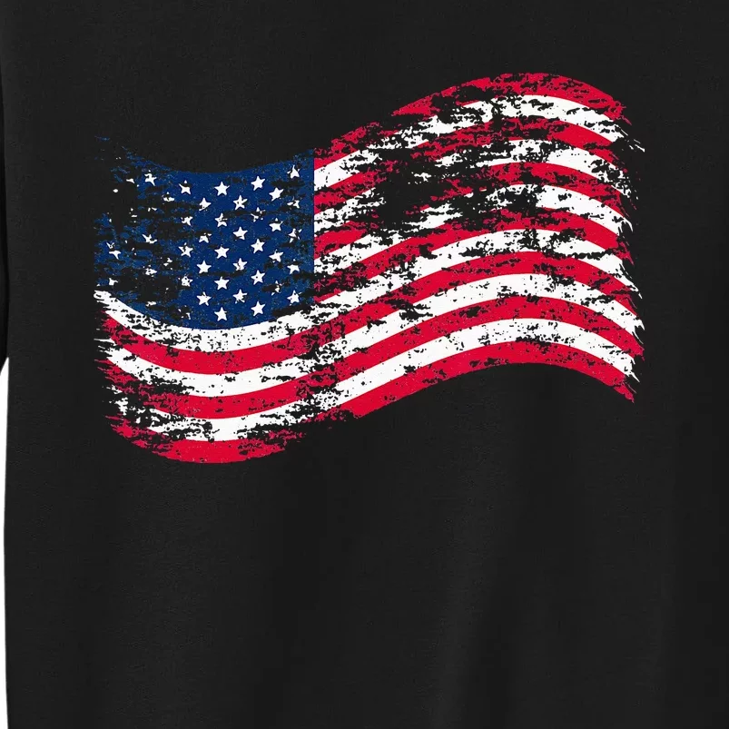 USA Flag Patriotic 4th of July America day of Independence Tall Sweatshirt