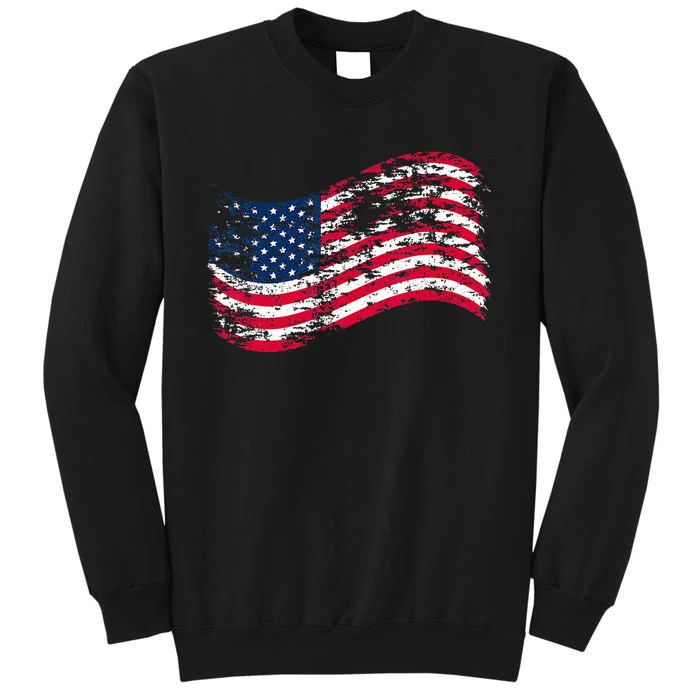 USA Flag Patriotic 4th of July America day of Independence Tall Sweatshirt