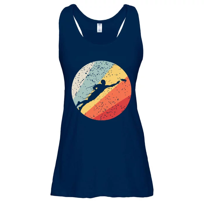 Ultimate Frisbee Retro Distressed Ladies Essential Flowy Tank