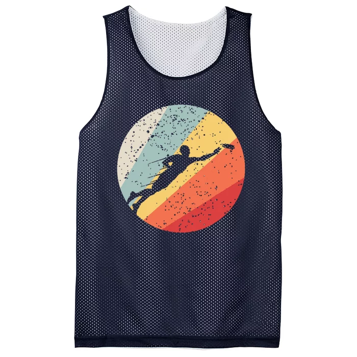 Ultimate Frisbee Retro Distressed Mesh Reversible Basketball Jersey Tank