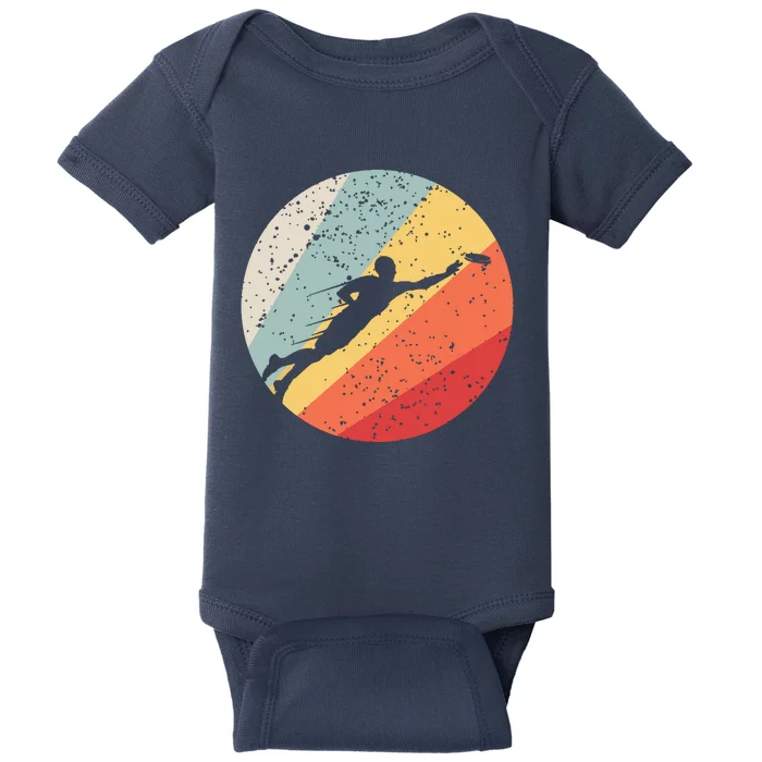 Ultimate Frisbee Retro Distressed Baby Bodysuit