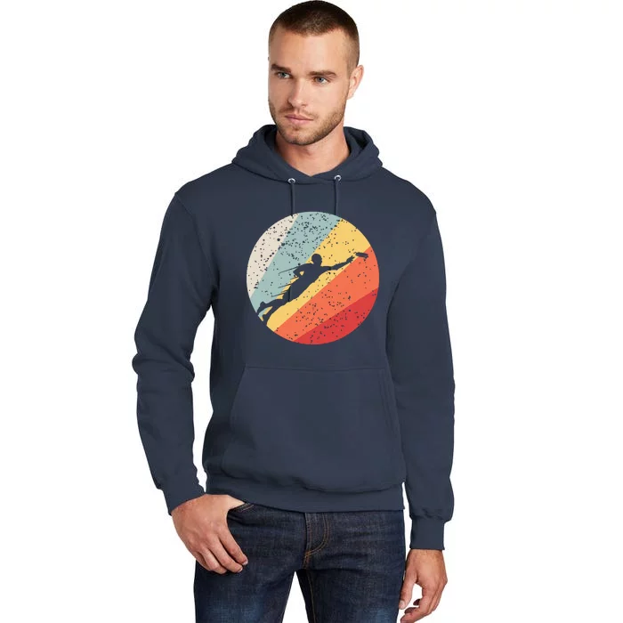 Ultimate Frisbee Retro Distressed Tall Hoodie