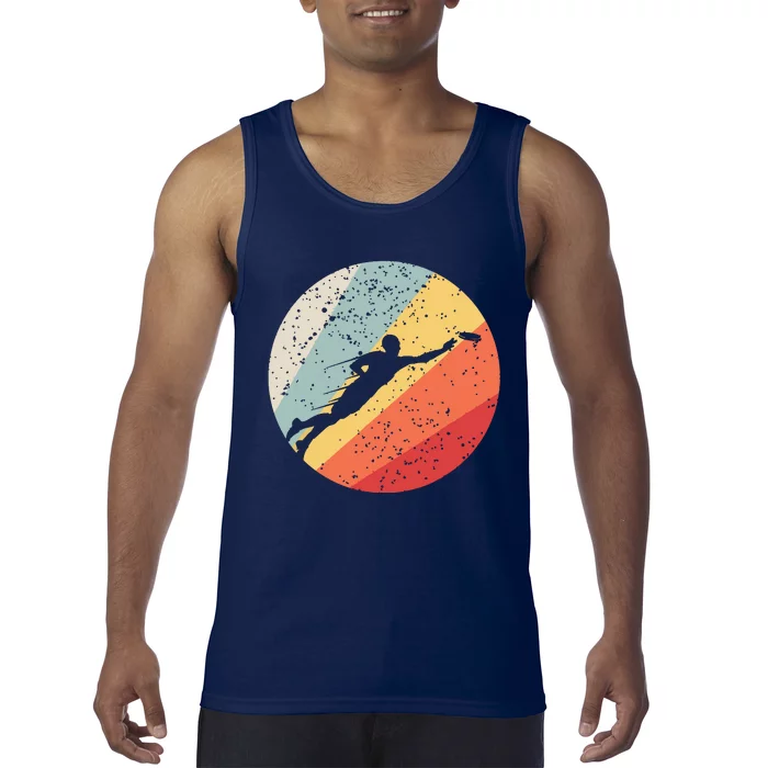 Ultimate Frisbee Retro Distressed Tank Top