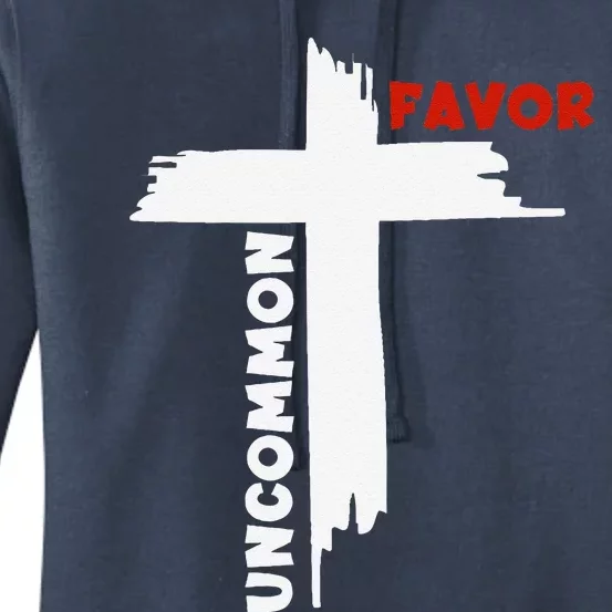 Uncommon Favor Religious Christian Believer Women's Pullover Hoodie