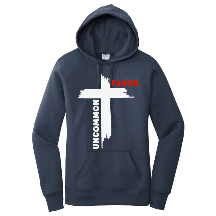 Uncommon Favor Religious Christian Believer Women's Pullover Hoodie