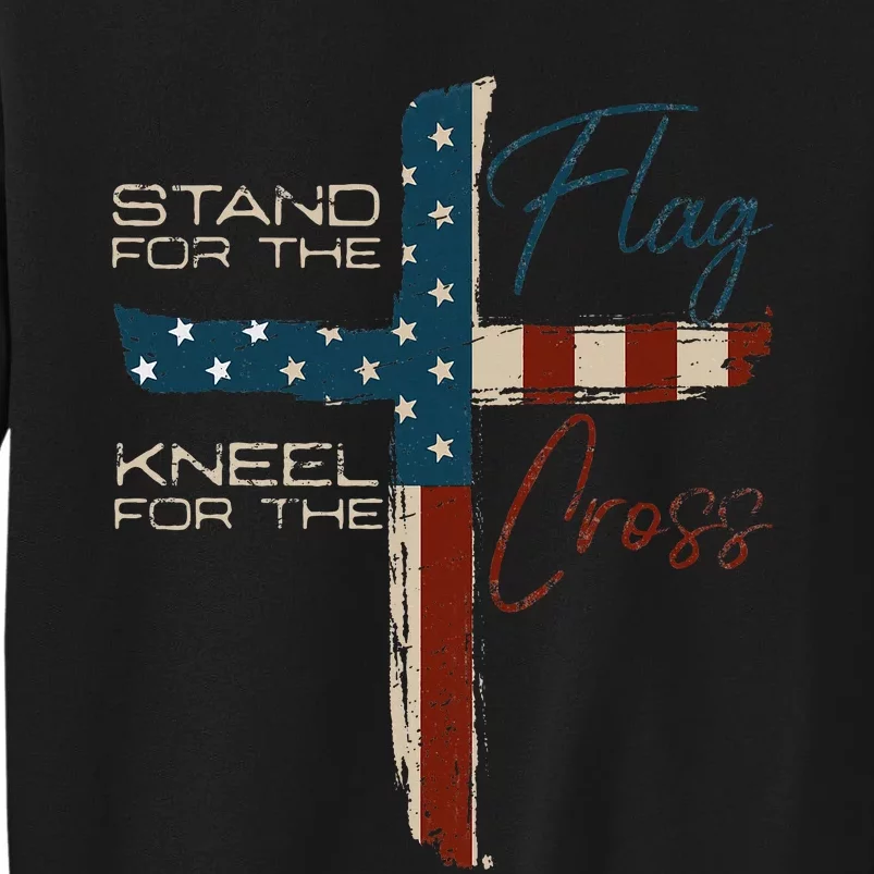 Usa Flag Religious Quote Christian Faith Tall Sweatshirt