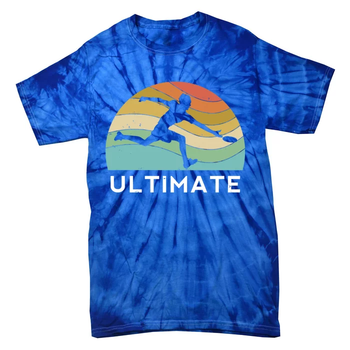 Ultimate Frisbee Retro Player Flying Disc Throwing Meaningful Gift Tie-Dye T-Shirt