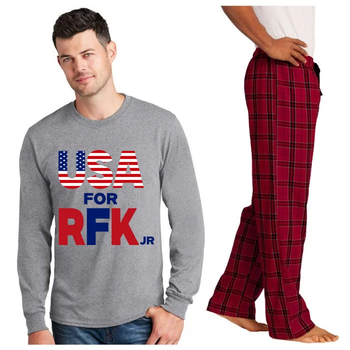 Usa For Rfk Jr Long Sleeve Pajama Set