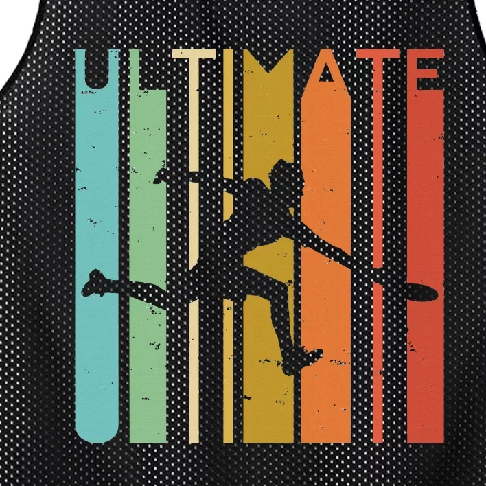 Ultimate Frisbee Retro Player Flying Disc Throwing Mesh Reversible Basketball Jersey Tank