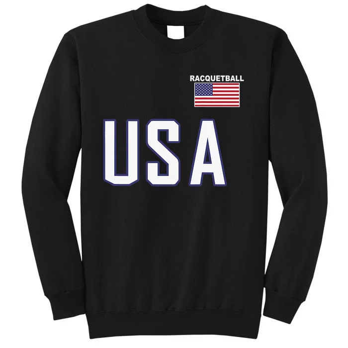 USA Flag Racquetball Clothing American Flag Racquetball Sweatshirt