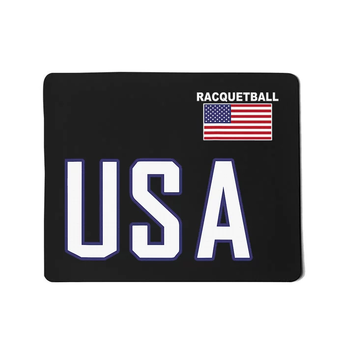 USA Flag Racquetball Clothing American Flag Racquetball Mousepad