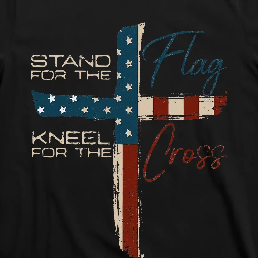 Usa Flag Religious Quote 4th Of July Christian Faith T-Shirt