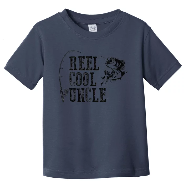 Uncle Fishing Reel Cool Uncle Funny Gift Toddler T-Shirt