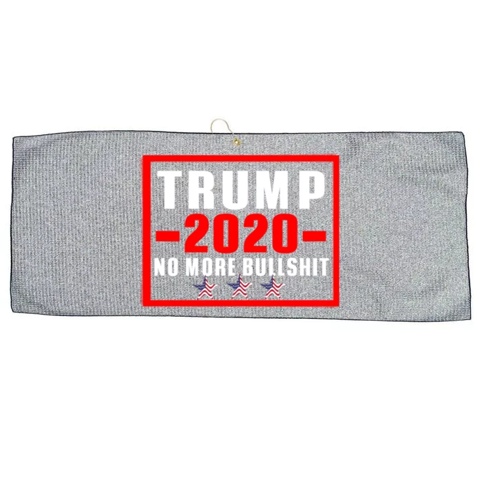 Usa Flag Stars Pro Trump Reelect 2020 No More Bullshit Gift Large Microfiber Waffle Golf Towel