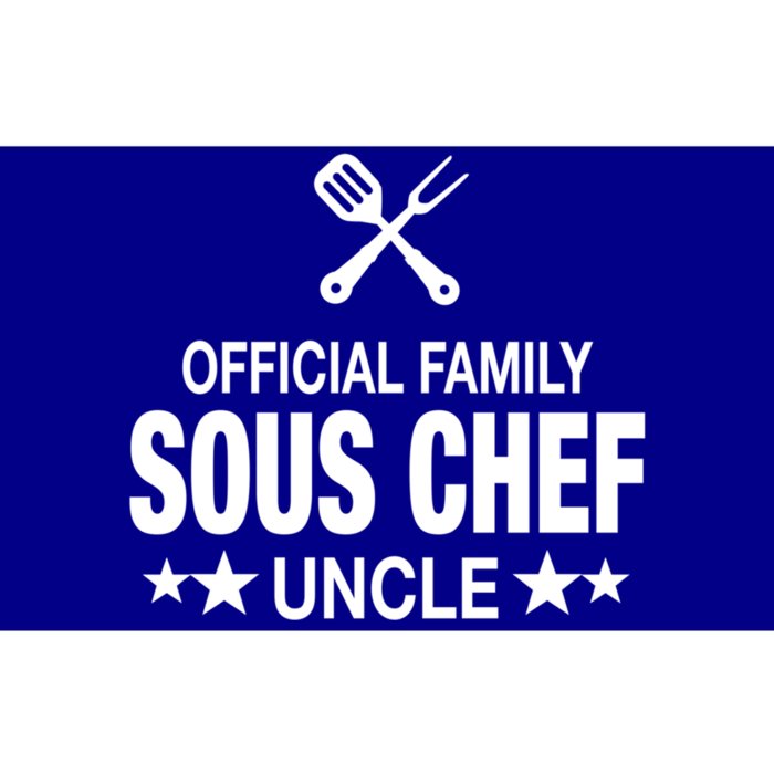 Uncle Family Sous Chef Funny Cooking Uncle Gift Bumper Sticker