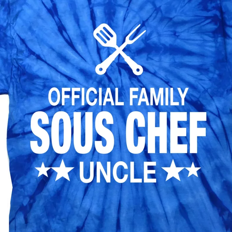 Uncle Family Sous Chef Funny Cooking Uncle Gift Tie-Dye T-Shirt