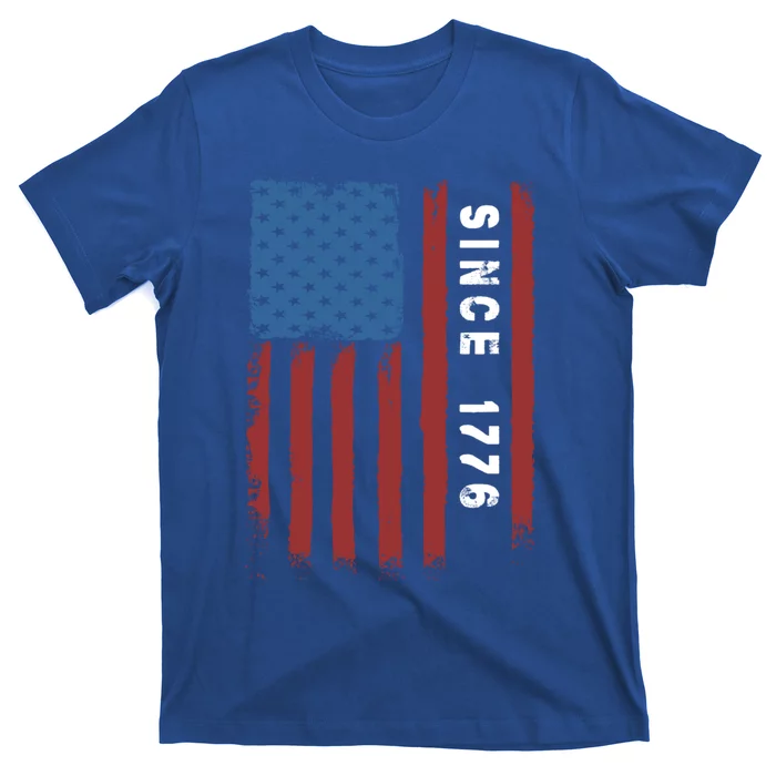 Usa Flag Since 1776 Revolution Declaration Freedom Military Gift T-Shirt