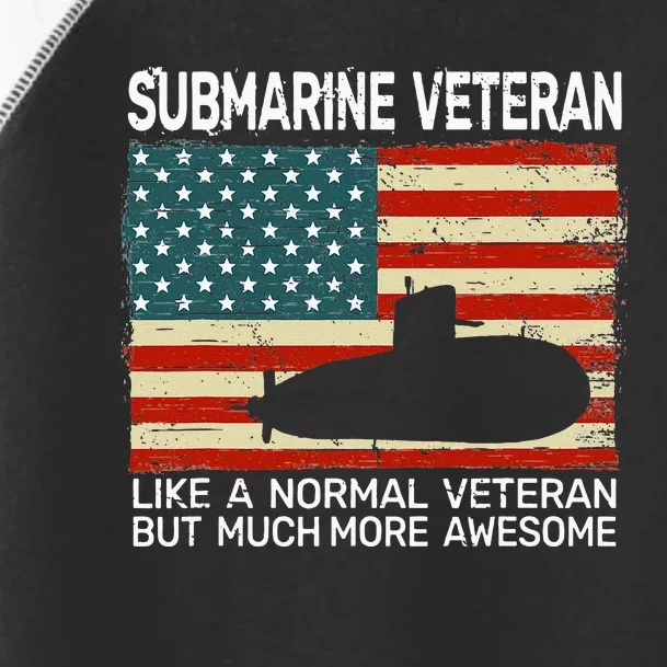 USA Flag Submarine Veteran For Men And Submarine For Men Toddler Fine Jersey T-Shirt