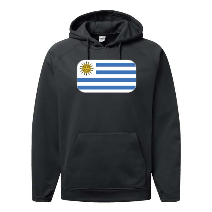 Uruguay Flag Soccer Team World Cup 2022 Performance Fleece Hoodie