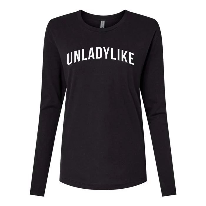 Unladylike Feminist Sweatshirt Womens Cotton Relaxed Long Sleeve T-Shirt