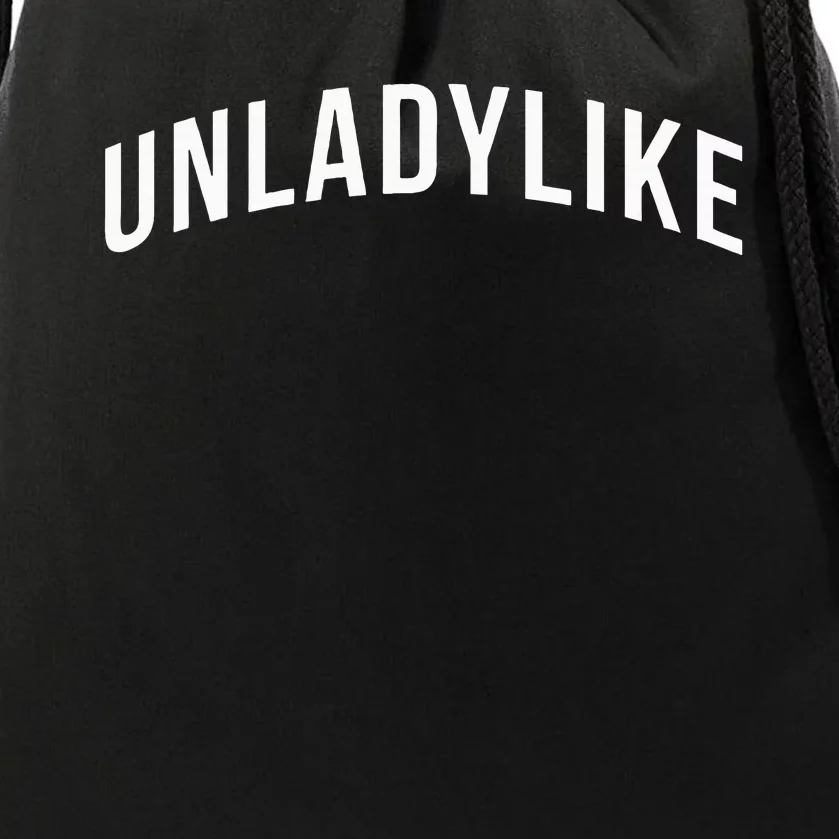 Unladylike Feminist Sweatshirt Drawstring Bag