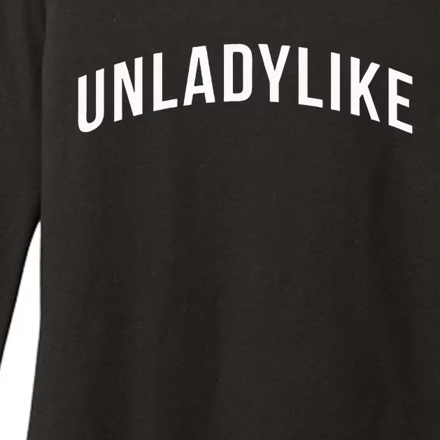 Unladylike Feminist Sweatshirt Womens CVC Long Sleeve Shirt