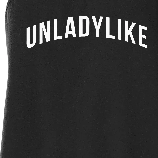 Unladylike Feminist Sweatshirt Women's Racerback Tank