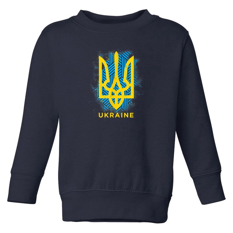 UKRAINE FLAG SYMBOL Toddler Sweatshirt