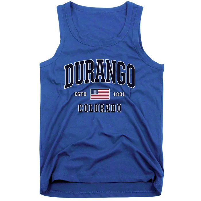 Usa Flag Stars And Stripes Durango Colorado Cool Gift Tank Top