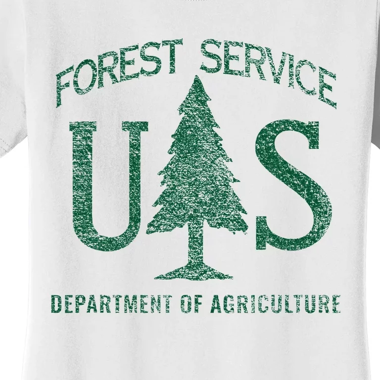 Us Forest Service (Distressed Green) Women's T-Shirt