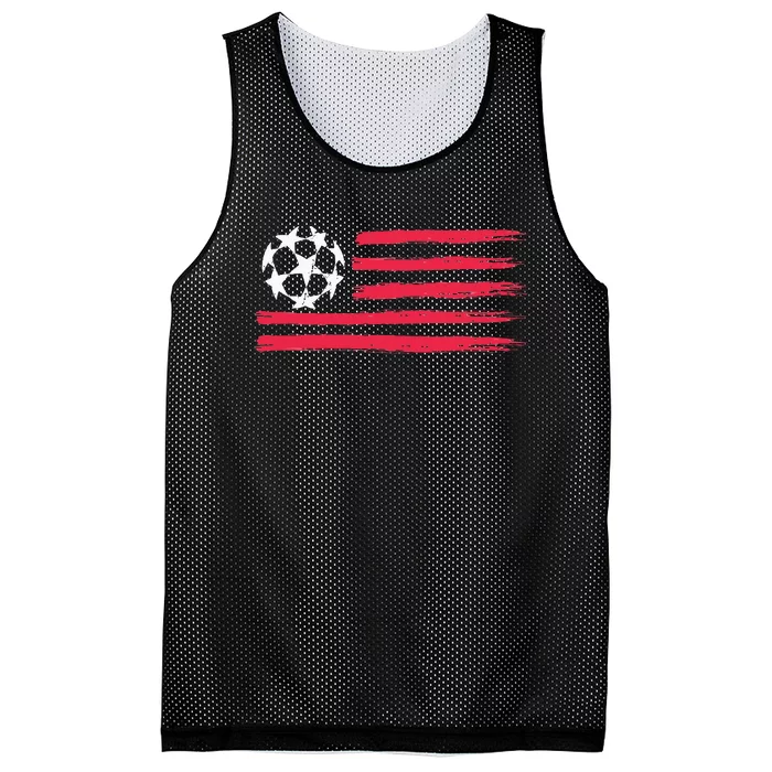 Usa Flag Soccer Ball Cool Futbol Equipment Mesh Reversible Basketball Jersey Tank