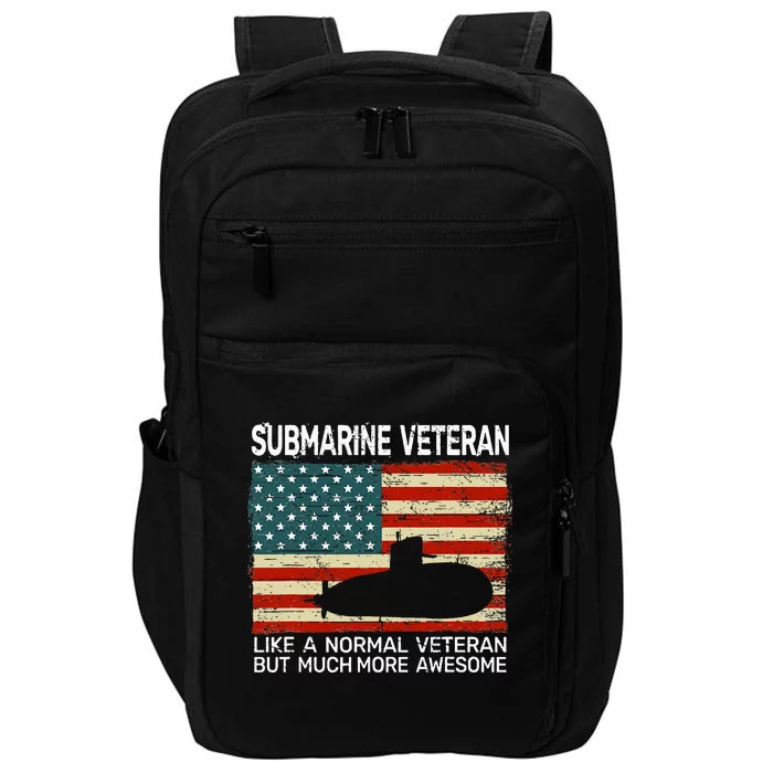 Usa Flag Submarine Veteran Impact Tech Backpack