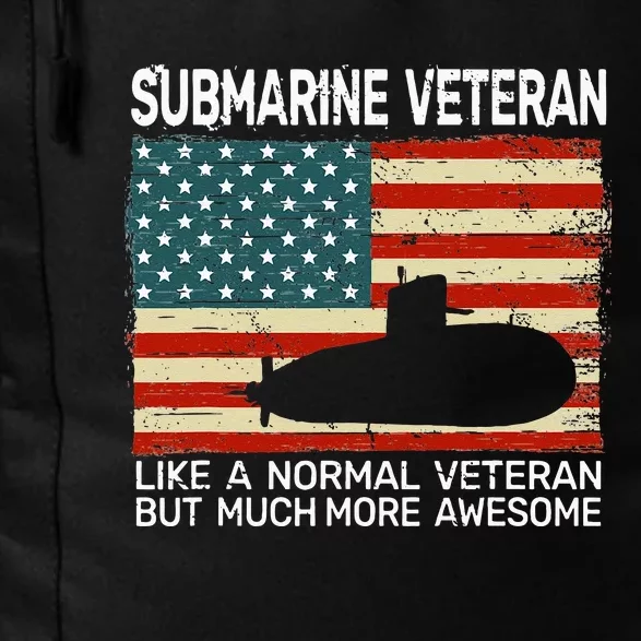 USA Flag Submarine Veteran For Men And Submarine For Men Daily Commute Backpack