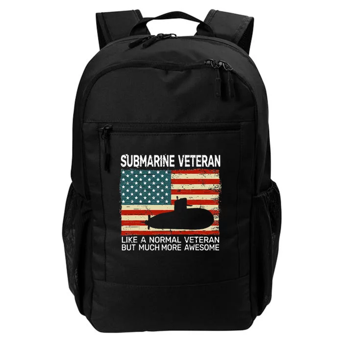 USA Flag Submarine Veteran For Men And Submarine For Men Daily Commute Backpack