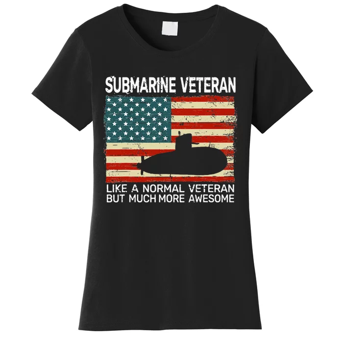 USA Flag Submarine Veteran For Men And Submarine For Men Women's T-Shirt