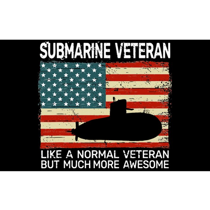 USA Flag Submarine veteran for  and submarine Bumper Sticker