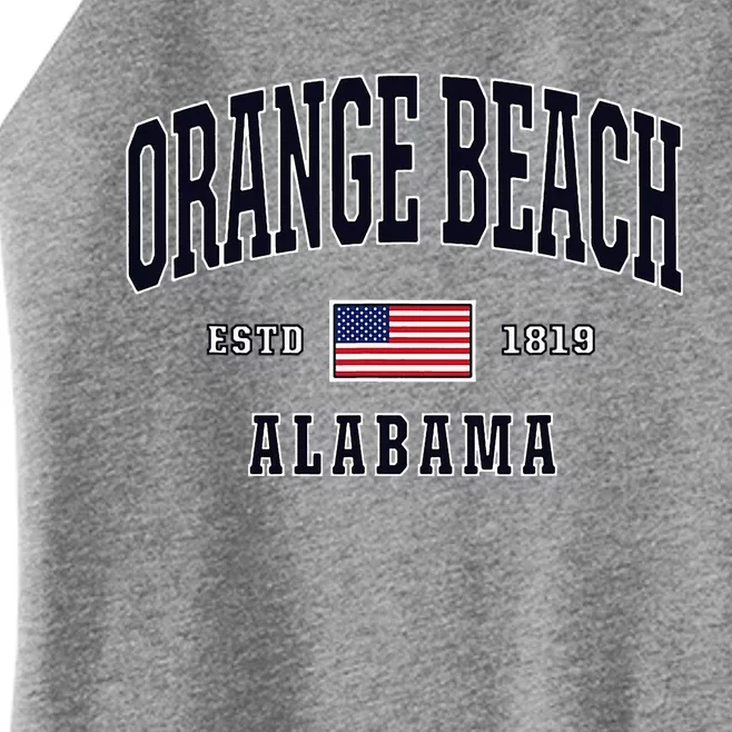 Usa Flag Stars & Stripes Orange Beach Alabama Women’s Perfect Tri Rocker Tank