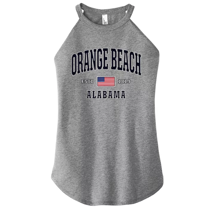 Usa Flag Stars & Stripes Orange Beach Alabama Women’s Perfect Tri Rocker Tank