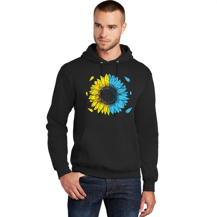 Ukrainian Flag Symbol Tryzub Love Support Ukraine Country Tall Hoodie