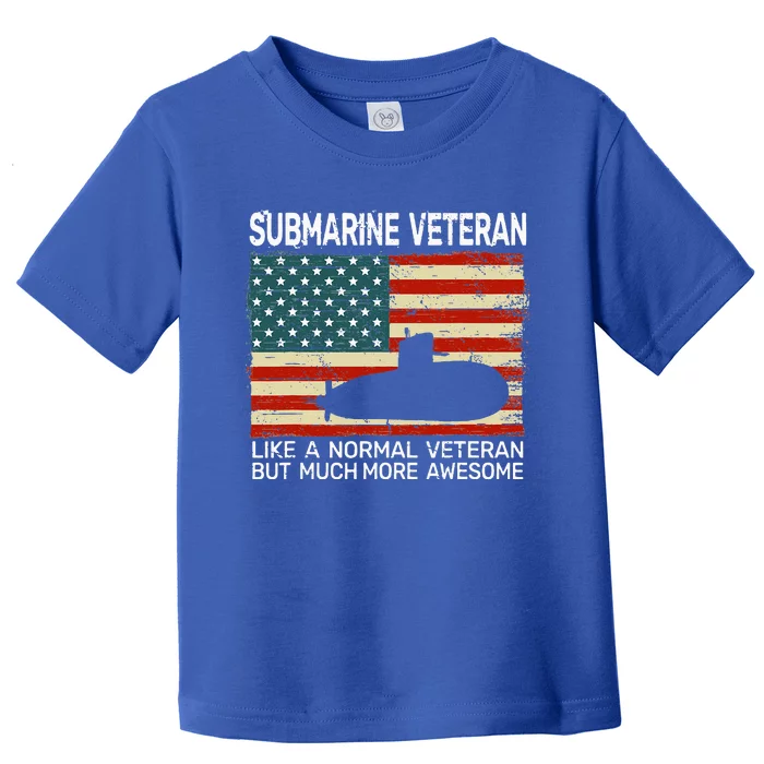 USA Flag Submarine veteran for  and submarine for Toddler T-Shirt