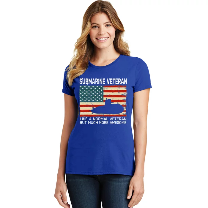 USA Flag Submarine veteran for  and submarine for Women's T-Shirt