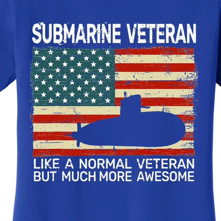 USA Flag Submarine veteran for  and submarine for Women's T-Shirt