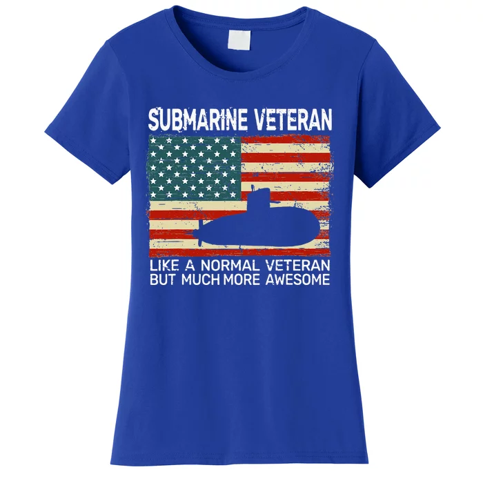 USA Flag Submarine veteran for  and submarine for Women's T-Shirt