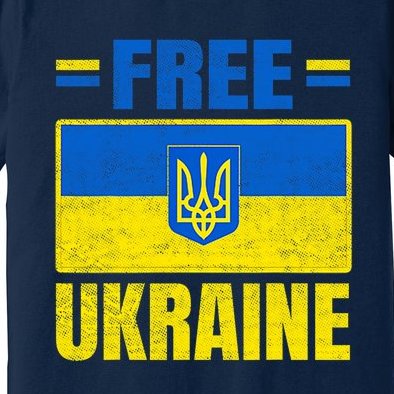 Ukraine Free Shirts American Support Ukrainians Ukraine Flag Premium T-Shirt