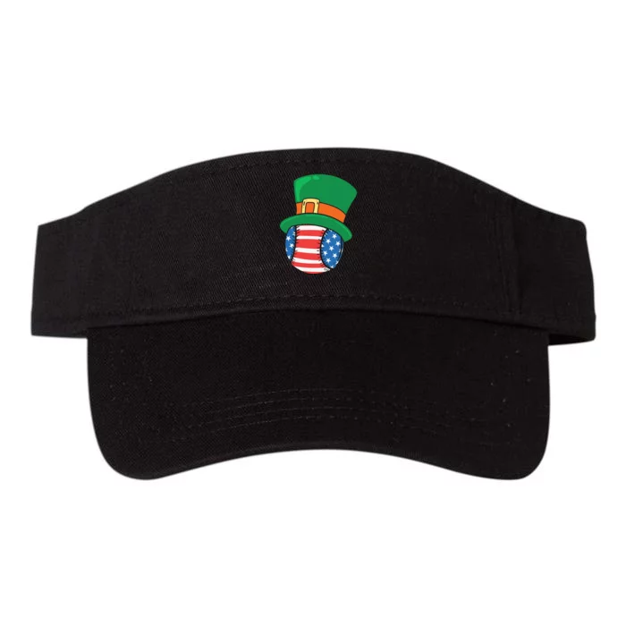 USA Flag Tennis Leprechaun Patrick Valucap Bio-Washed Visor