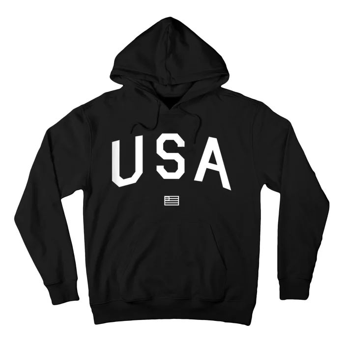 Usa Flag Tank 4th Of July Summer Hoodie