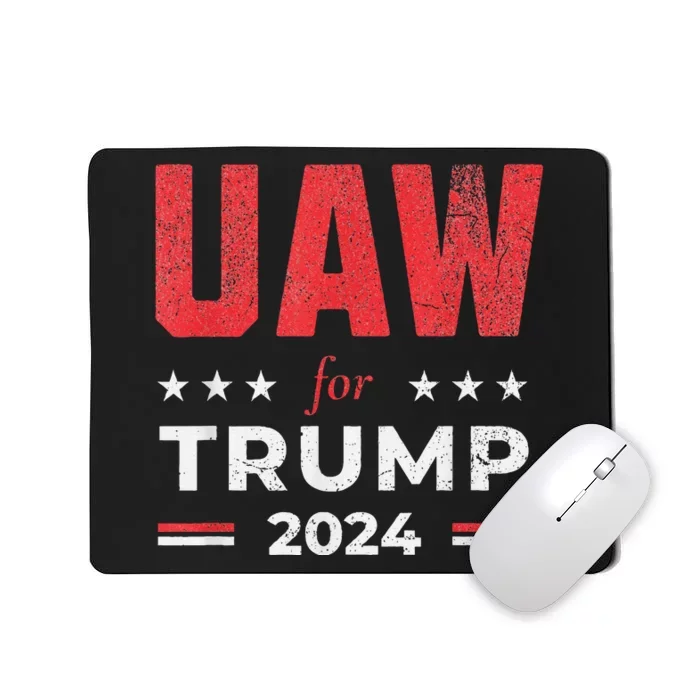 Uaw For Trump 2024 United Auto Workers Mousepad