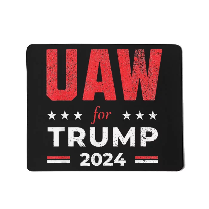 Uaw For Trump 2024 United Auto Workers Mousepad