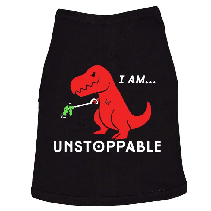 Unstoppable Funny TRex Dinosaur Doggie Tank