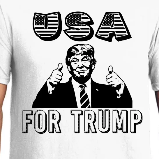 USA For Trump Trump 2024 Pajama Set